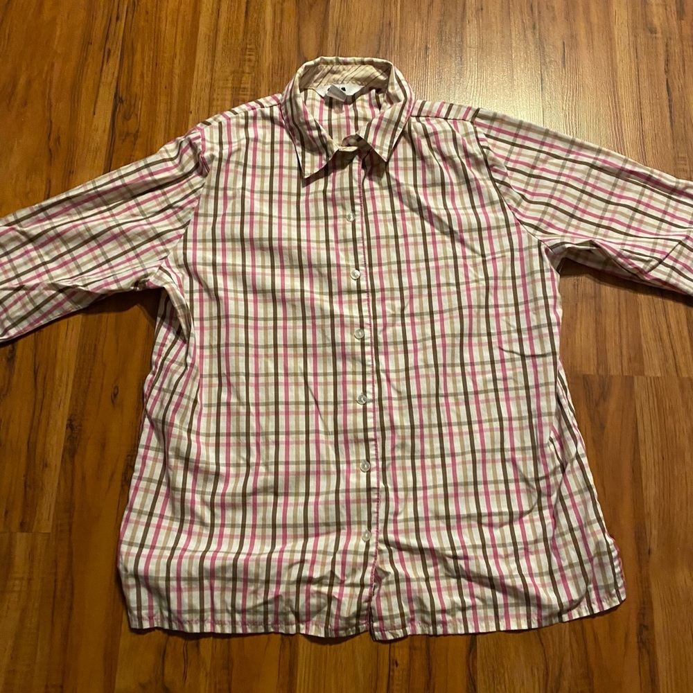Alia Women’s Button Up Shirt 3/4 Sleeve Size 12